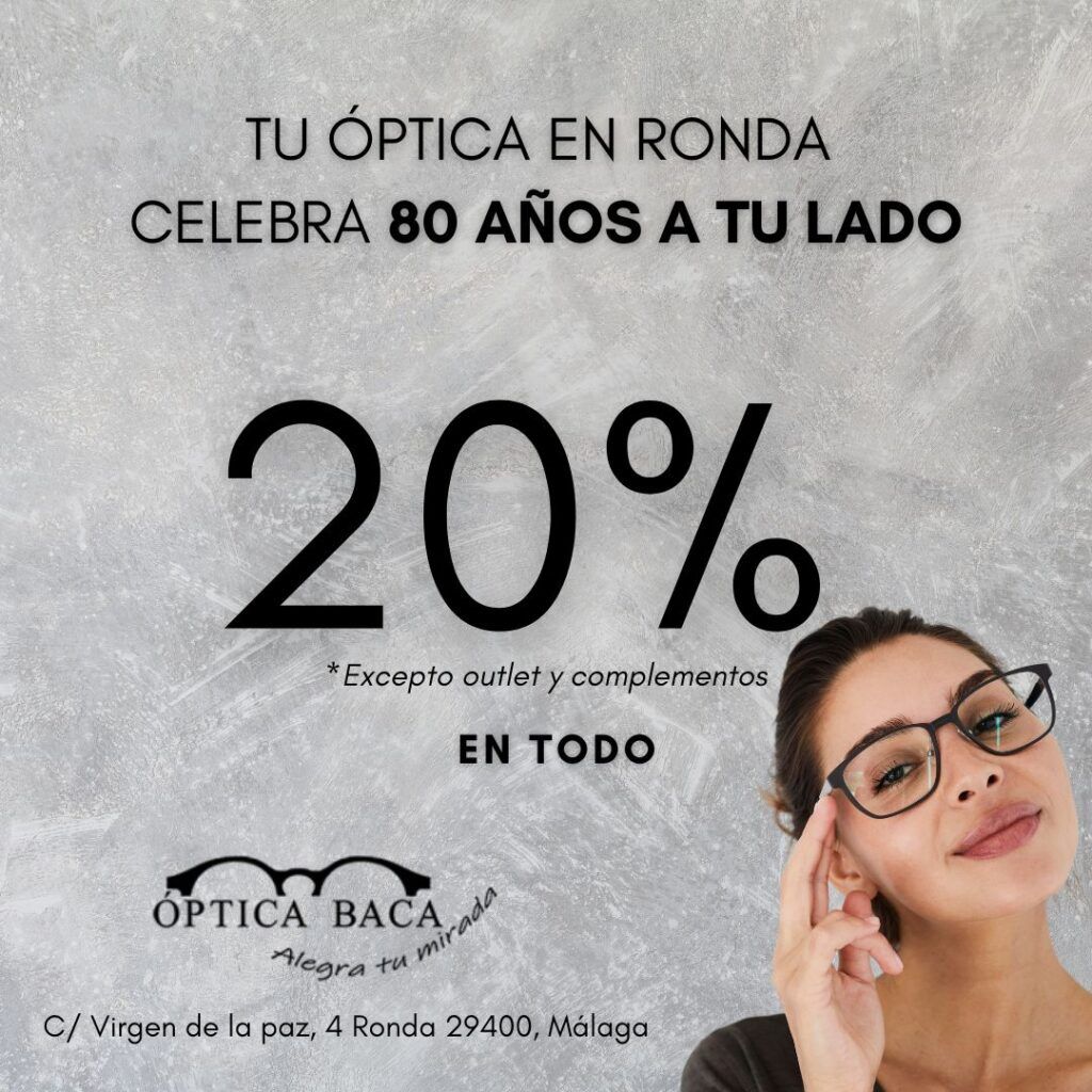 rebajas optica baca